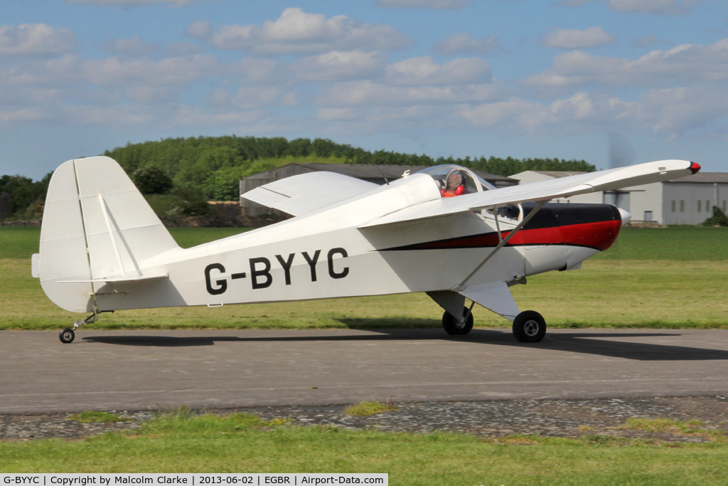 G-BYYC, 2000 Hapi Cygnet SF-2A C/N PFA 182-12311, Hapi Cygnet SF-2A at The Real Aeroplane Company's Jolly June Jaunt, Breighton Airfield, 2013.