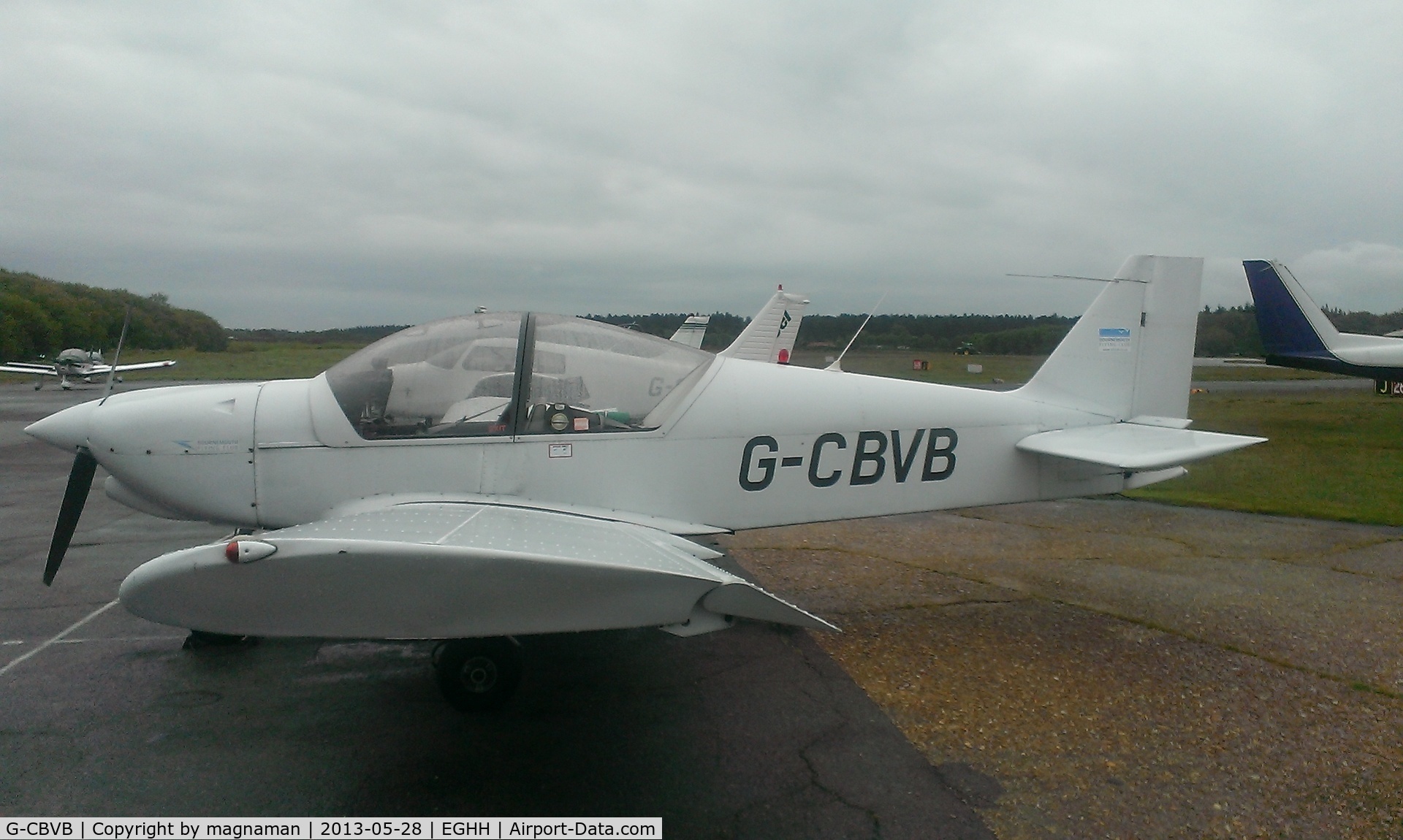 G-CBVB, 2002 Robin R-2120U Alpha C/N 365, On flying club apron
