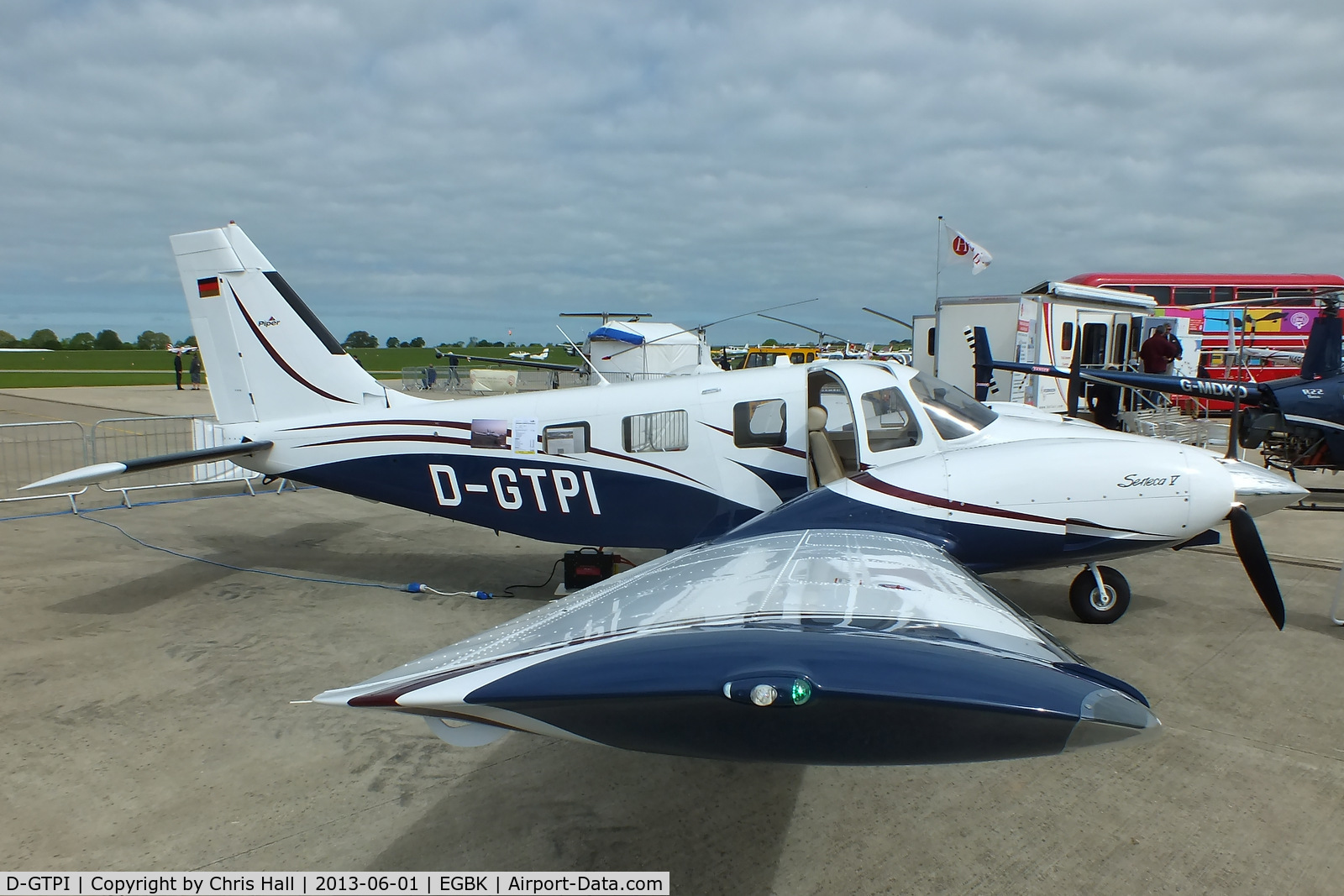 D-GTPI, Piper PA-34-220T C/N 3449410, at AeroExpo 2013