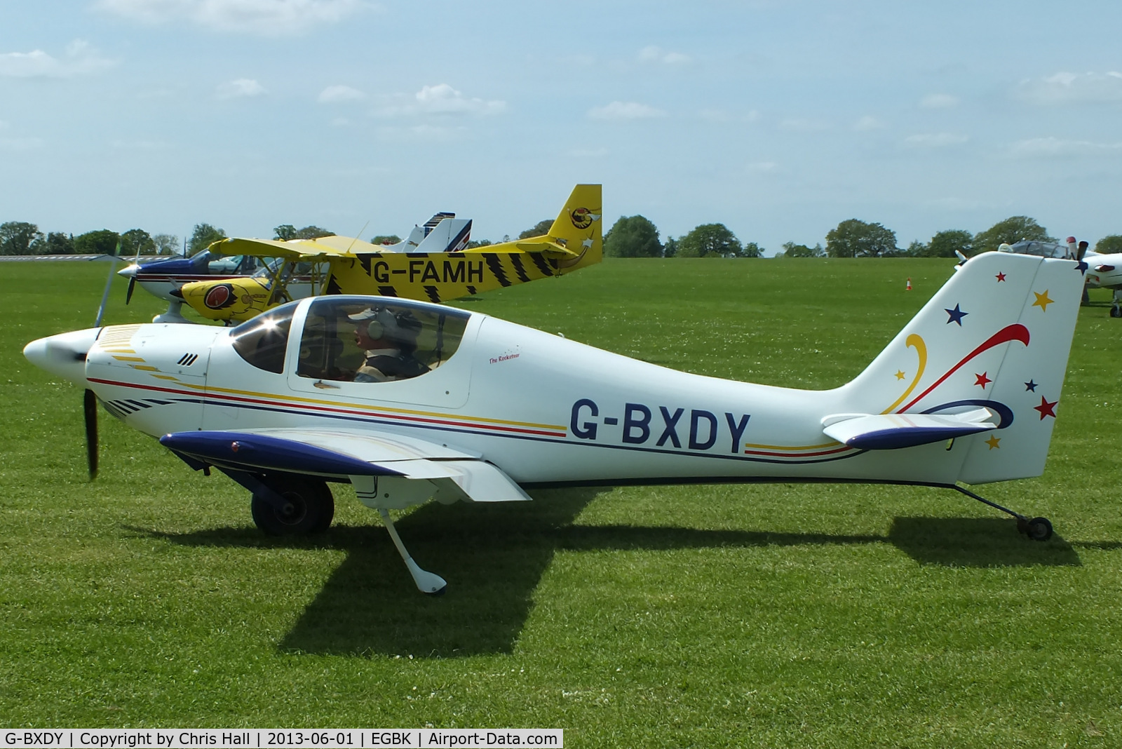 G-BXDY, 1997 Europa Monowheel C/N PFA 247-12914, at AeroExpo 2013