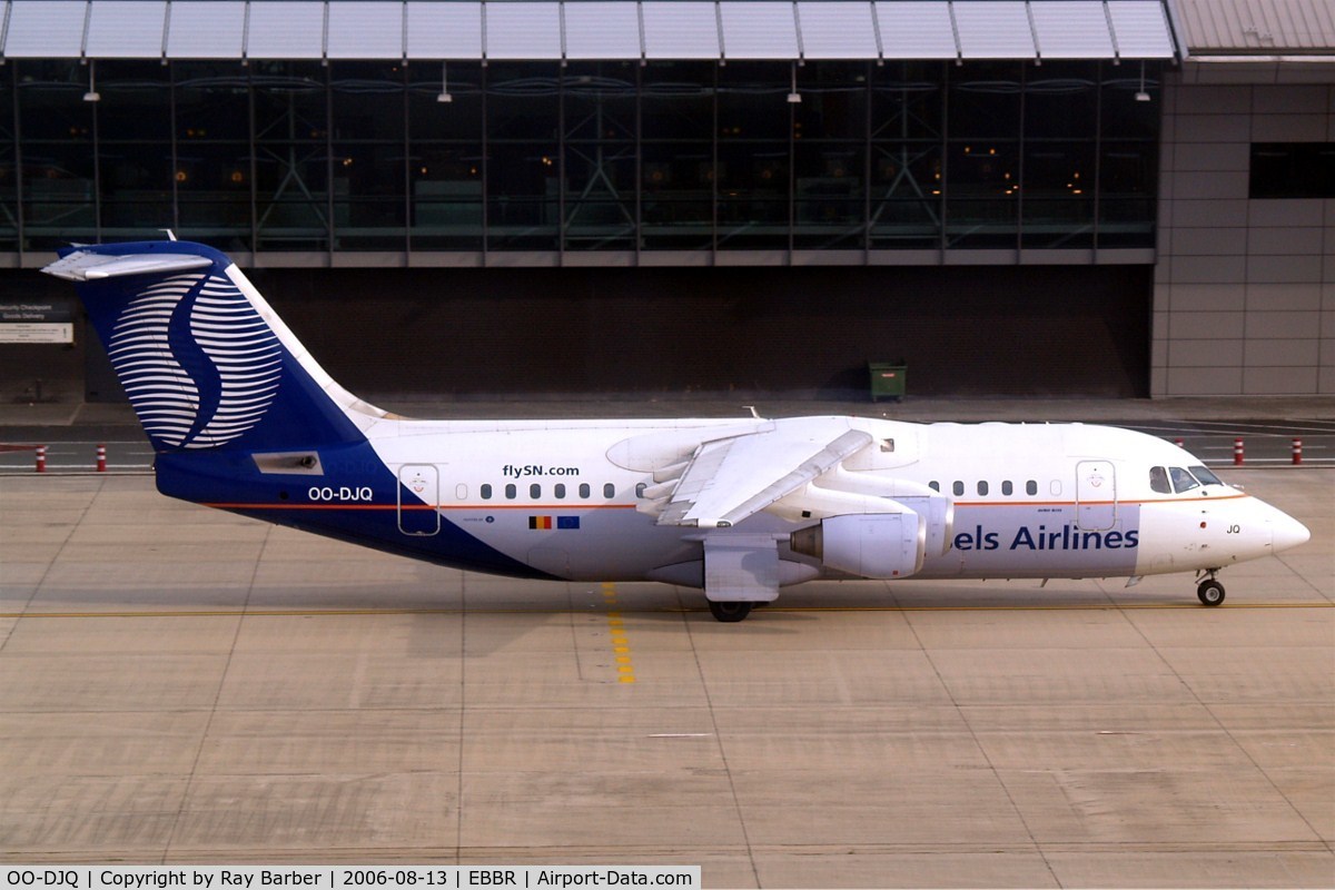 OO-DJQ, 1996 British Aerospace Avro 146-RJ85 C/N E.2289, BAe 146-RJ85 [E2289] (SN Brussels Airlines) Brussels~OO 13/08/2006