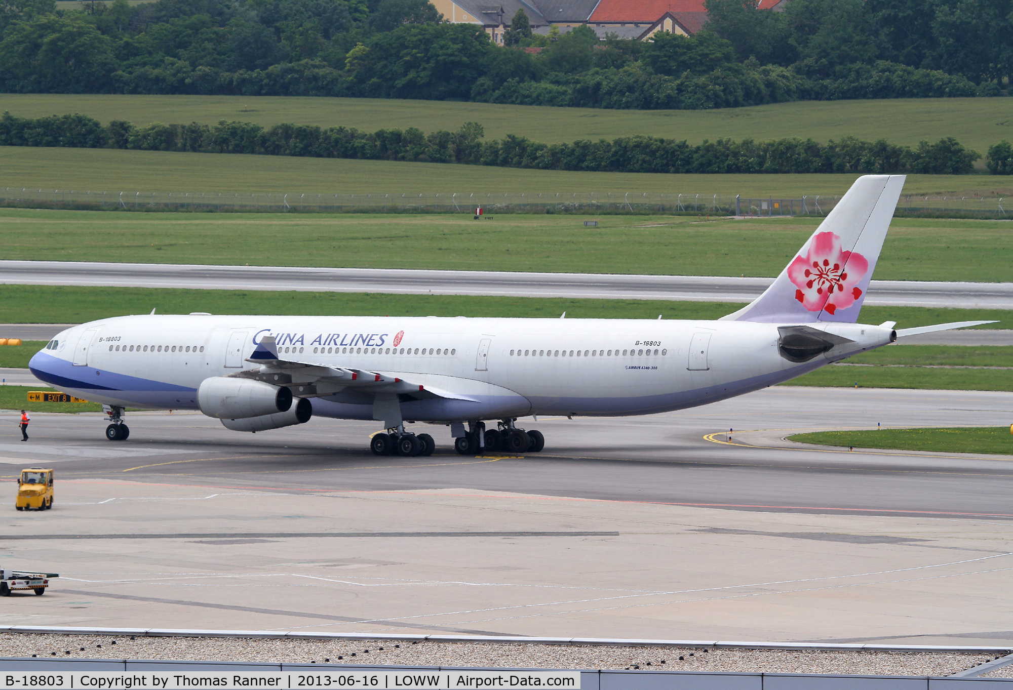 B-18803, 2001 Airbus A340-313 C/N 411, China Airlines Airbus A340