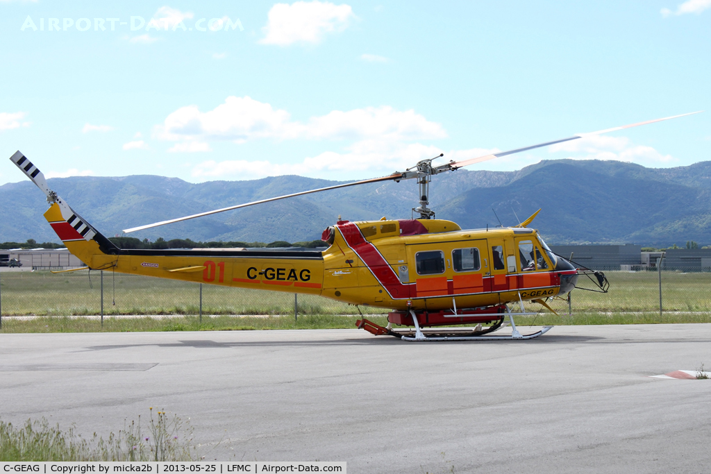 C-GEAG, 1978 Bell 205A-1 C/N 30262, Parked