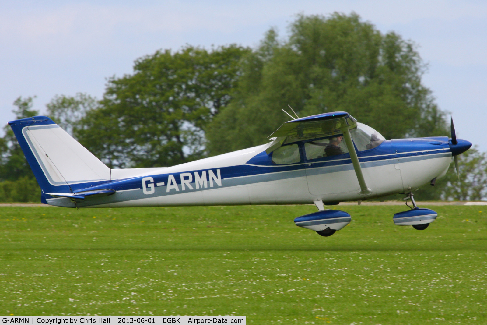 G-ARMN, 1961 Cessna 175B Skylark C/N 175-56994, at AeroExpo 2013