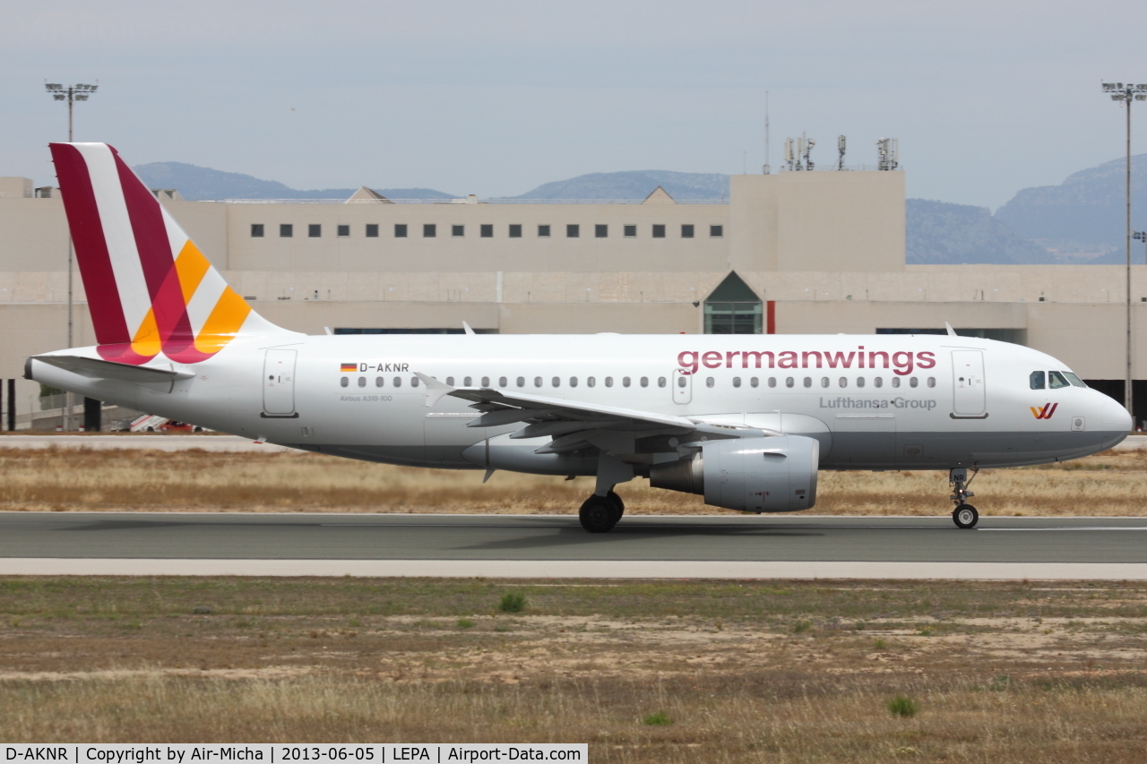 D-AKNR, 2000 Airbus A319-112 C/N 1209, Germanwings
