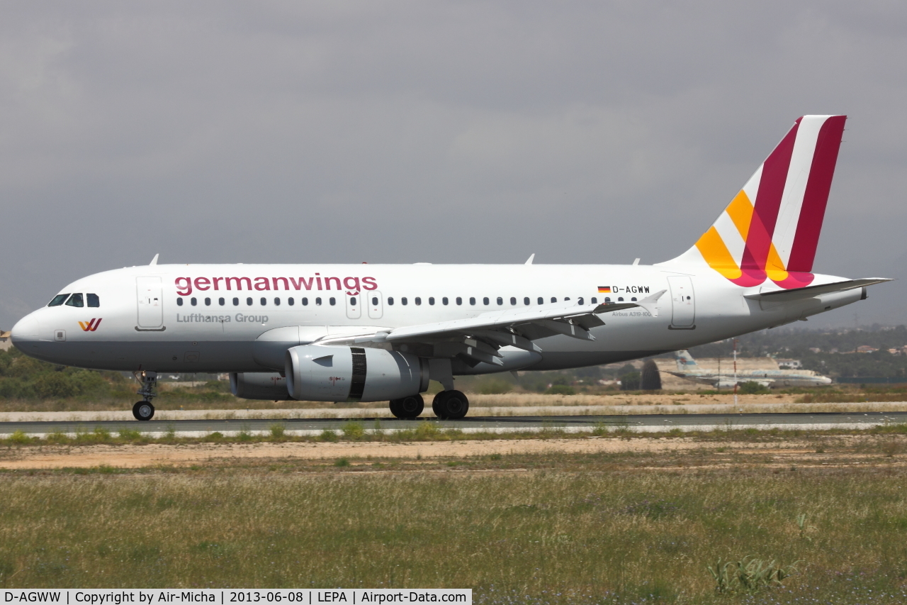 D-AGWW, 2013 Airbus A319-132 C/N 5535, Germanwings