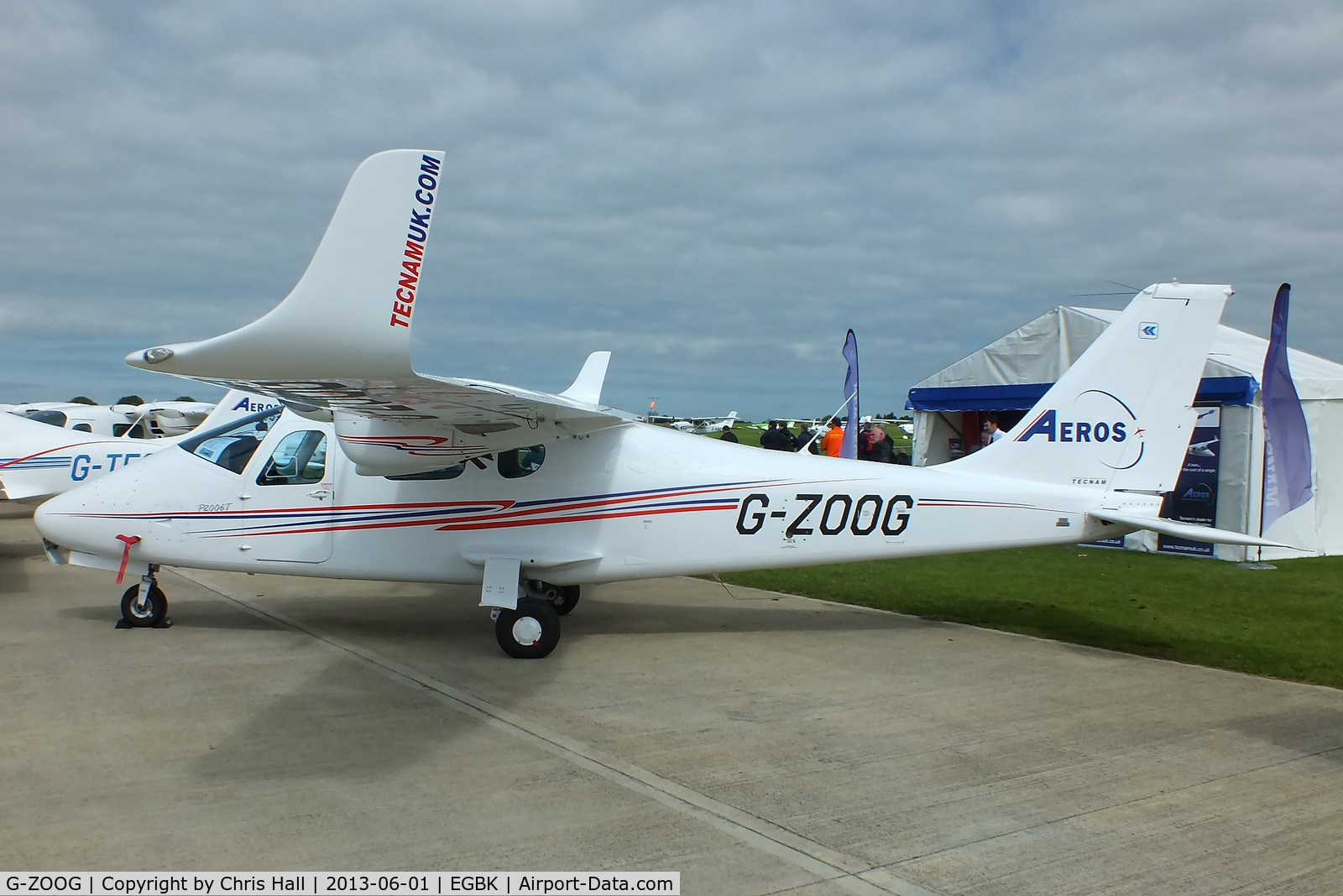 G-ZOOG, 2010 Tecnam P-2006T C/N 049, at AeroExpo 2013