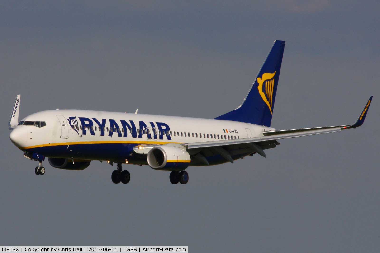 EI-ESX, 2011 Boeing 737-8AS C/N 34998, Ryanair