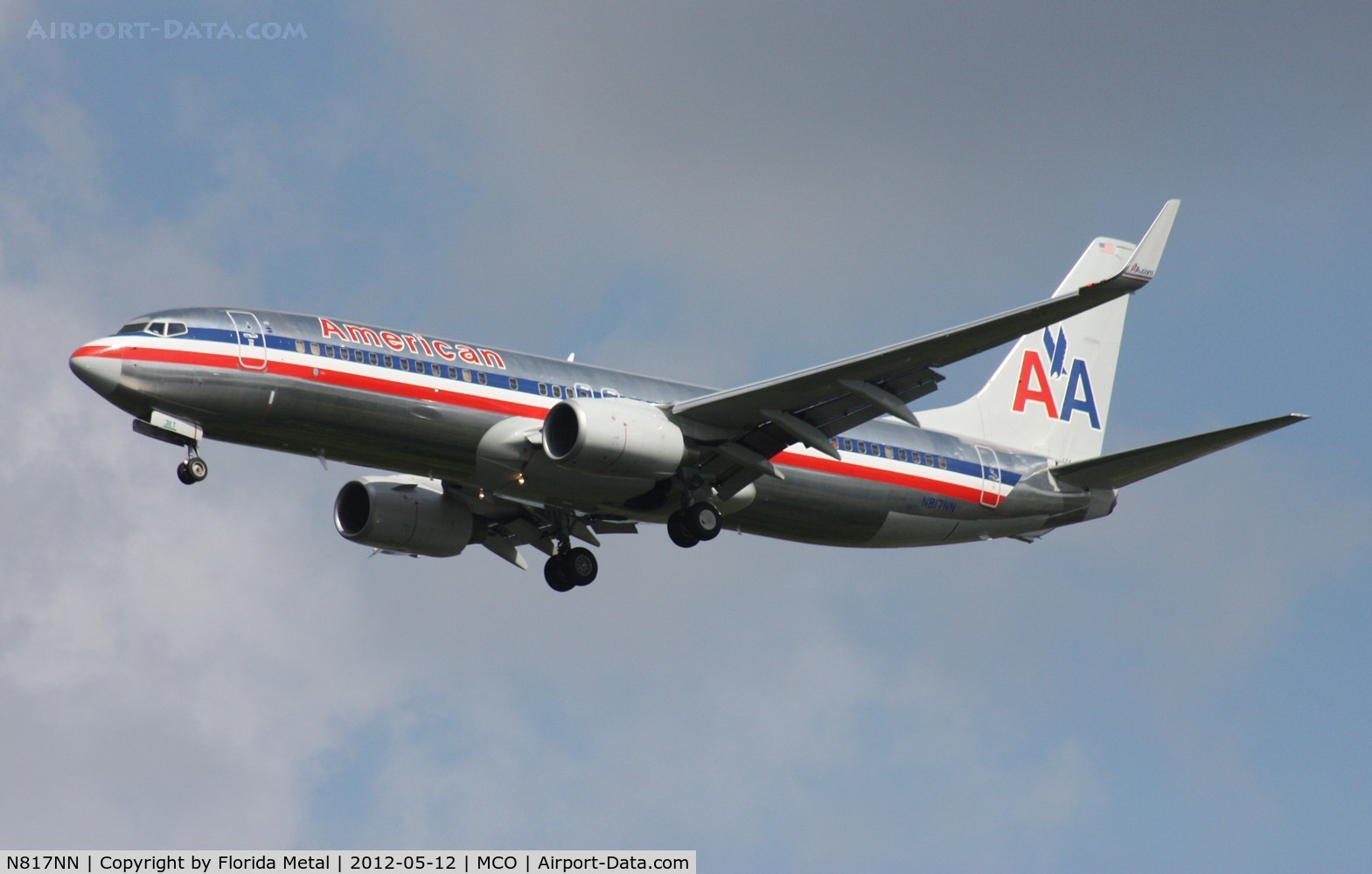 N817NN, 2009 Boeing 737-823 C/N 29558, American 737-800