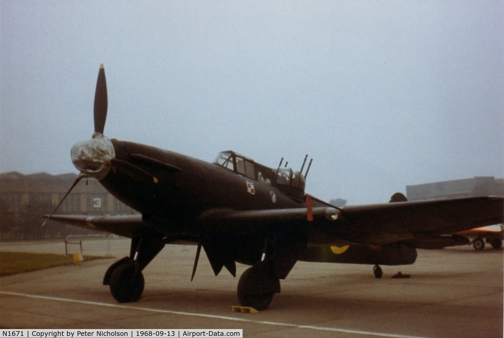 N1671, 1938 Boulton Paul Defiant I C/N Not found N1671, Boulton-Paul Defiant 1 in 307 Squadron markings on display at the 1968 RAF Finningley Airshow. It was then part of the Station Collection and now preserved at the RAF Museum at Hendon.