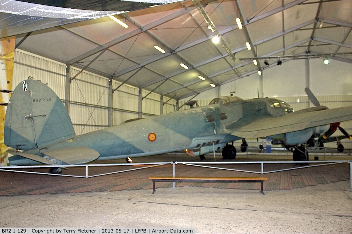 BR2-I-129, CASA 2-111D C/N 123, Exhibited at The Air & Space Museum at Le Bourget , Paris, France