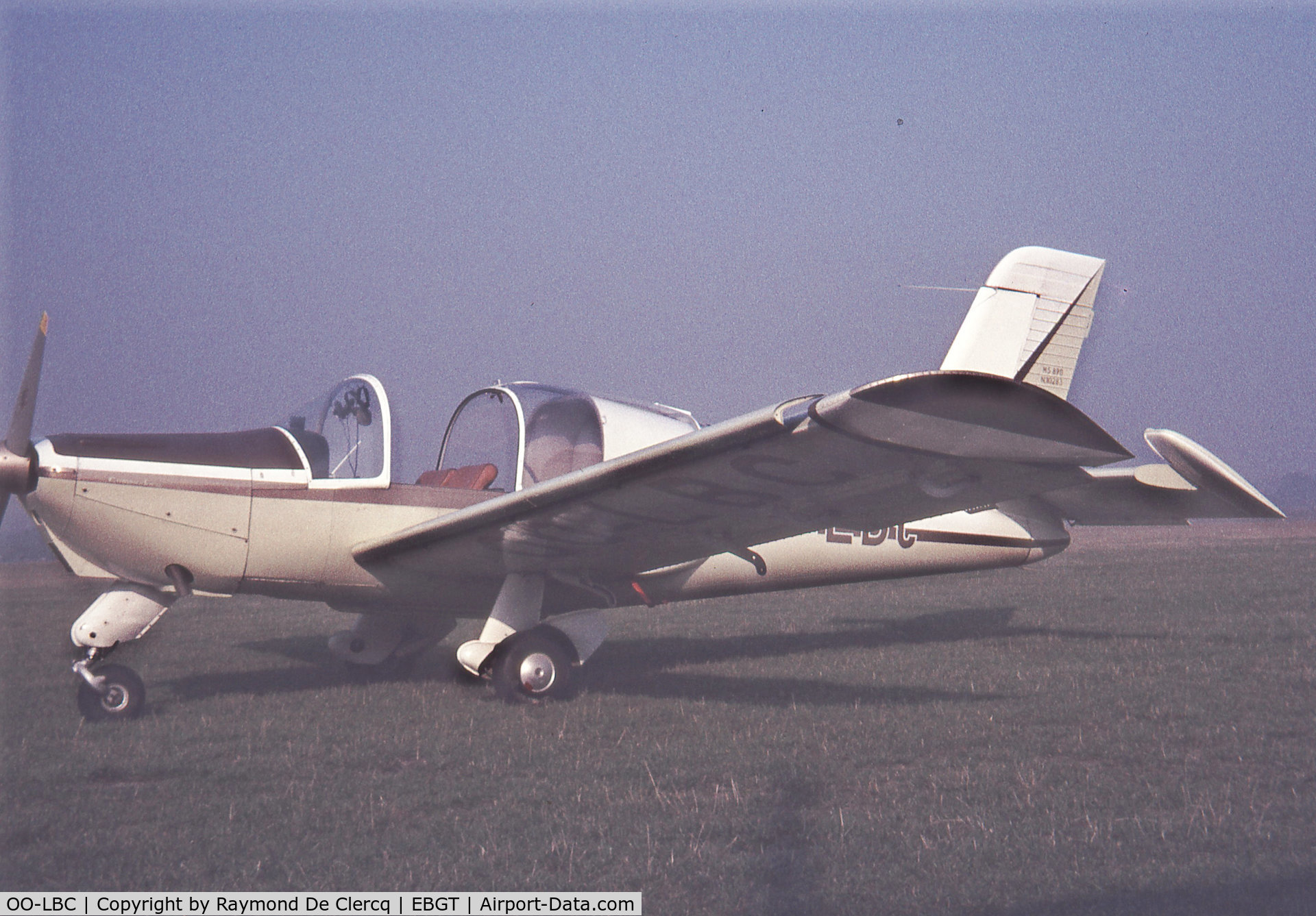 OO-LBC, 1962 Morane-Saulnier MS-892A Rallye Commodore 150 C/N 10283, Gent 1971