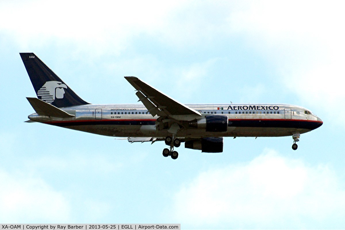XA-OAM, 1993 Boeing 767-2B1/ER C/N 26471/511, Boeing 767-2B1ER [26471] (Aeromexico) Home~G 25/05/2013