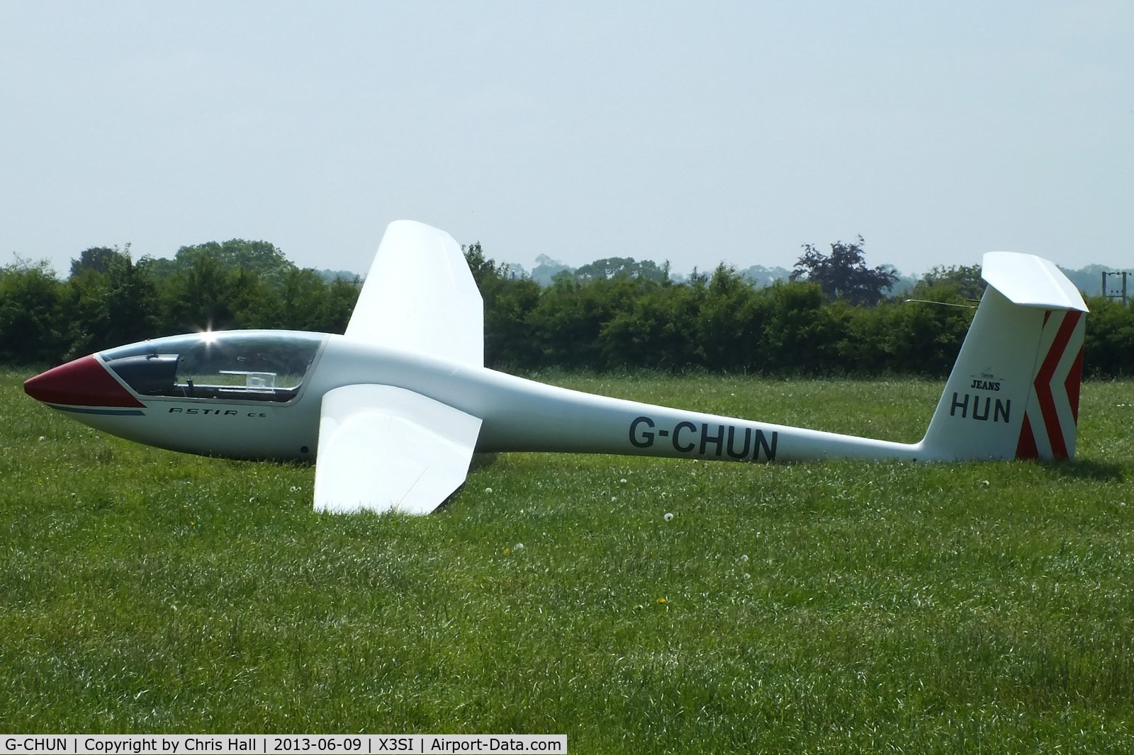 G-CHUN, 1978 Grob G-102 Astir CS Jeans C/N 2089, Staffordshire Gliding Club, Seighford Airfield