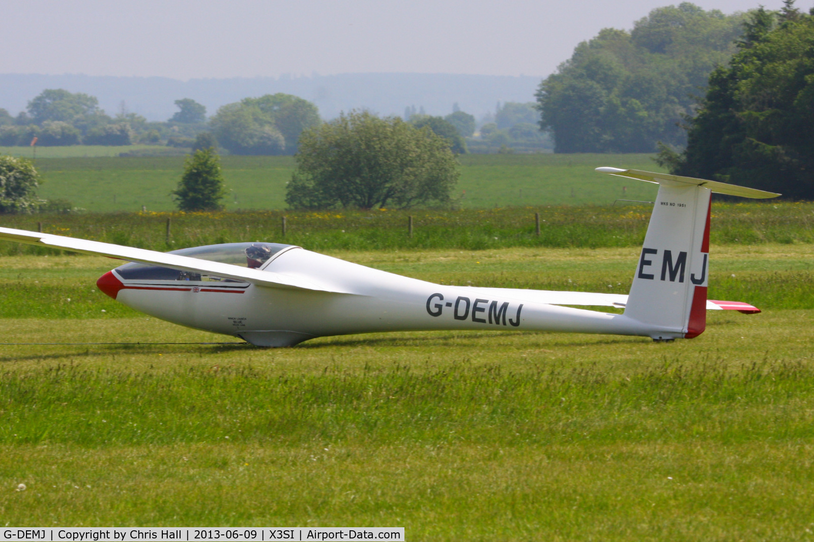G-DEMJ, 1982 Slingsby T-65C Sport Vega C/N 1951, Staffordshire Gliding Club, Seighford Airfield