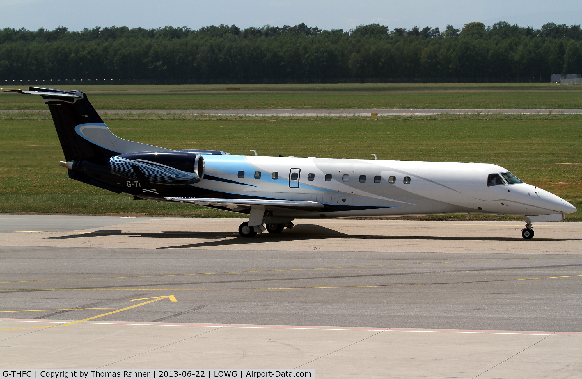 G-THFC, 2006 Embraer EMB-135BJ Legacy C/N 14500954, London Executive Aviation Embraer Legacy 600   with Iron Maiden on board