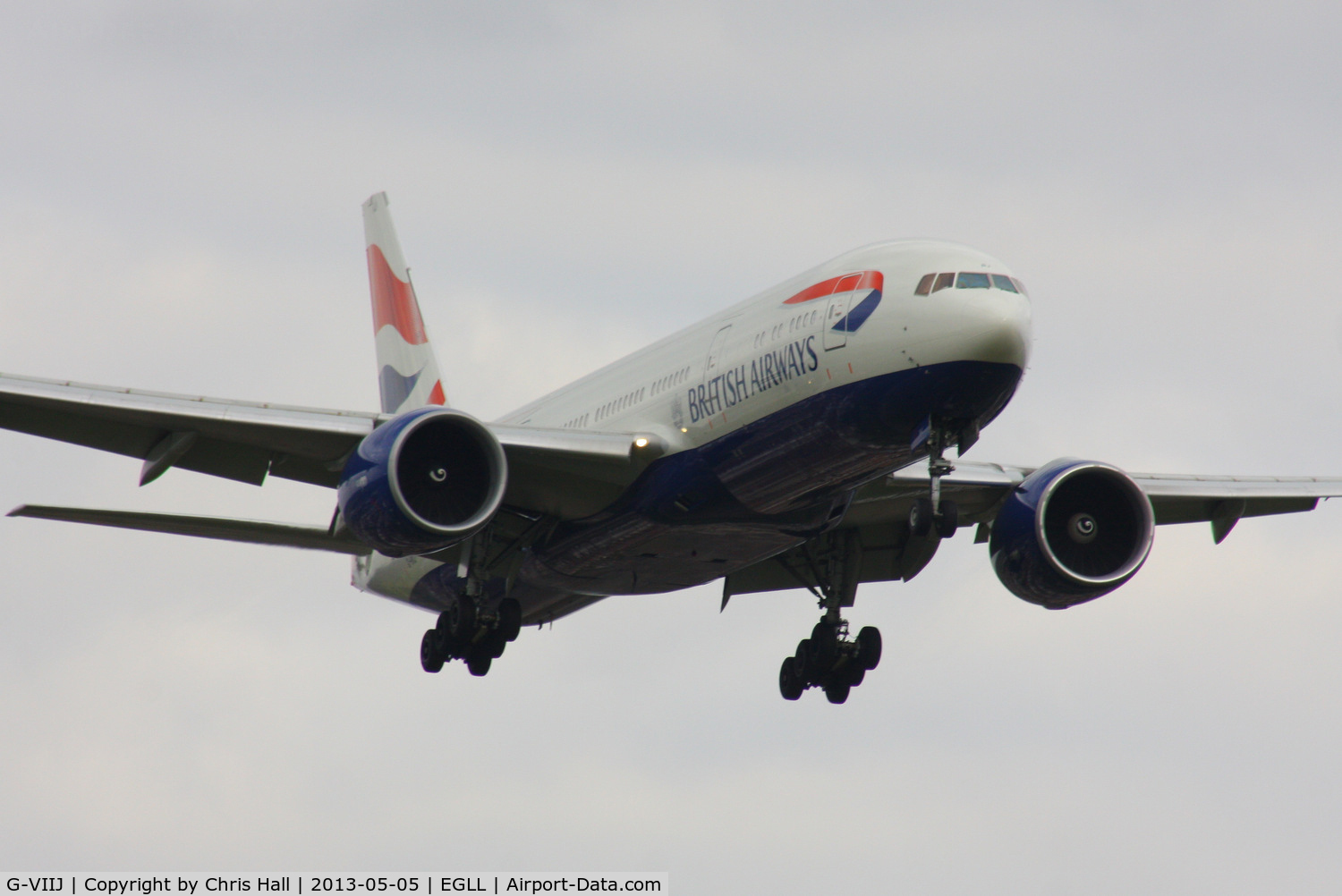 G-VIIJ, 1997 Boeing 777-236/ER C/N 27492, British Airways