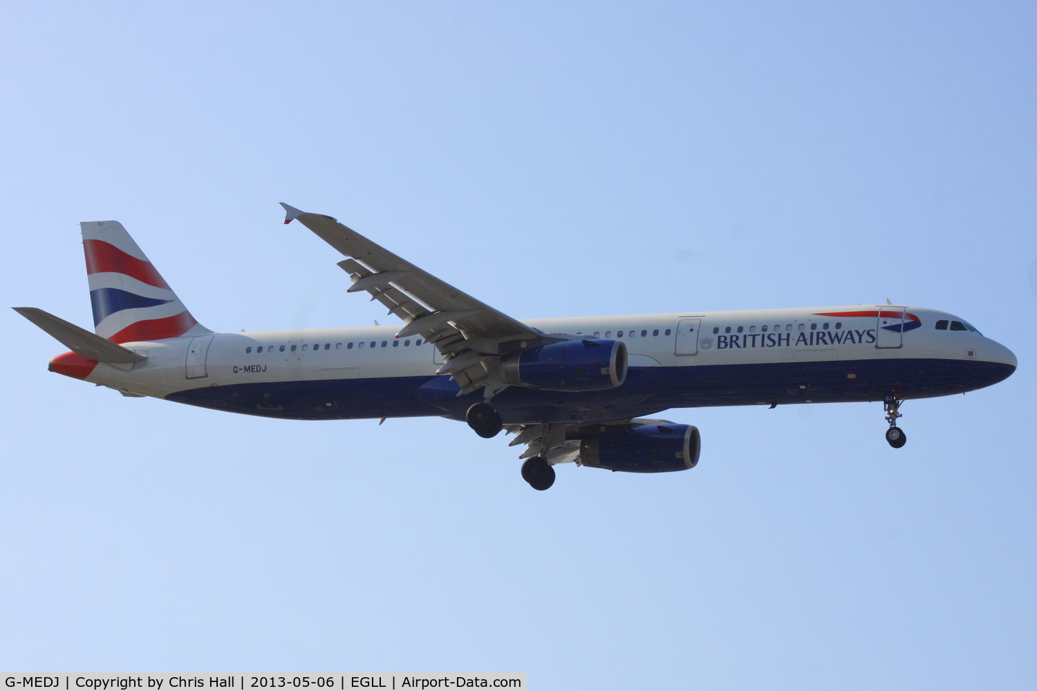 G-MEDJ, 2004 Airbus A321-231 C/N 2190, British Airways