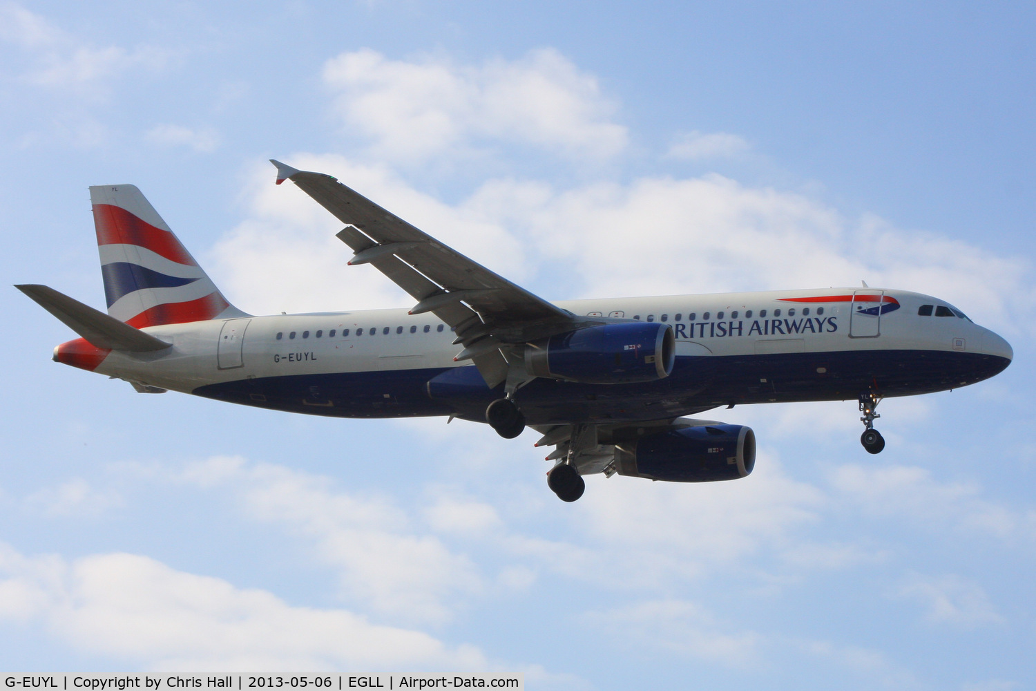 G-EUYL, 2011 Airbus A320-232 C/N 4725, British Airways