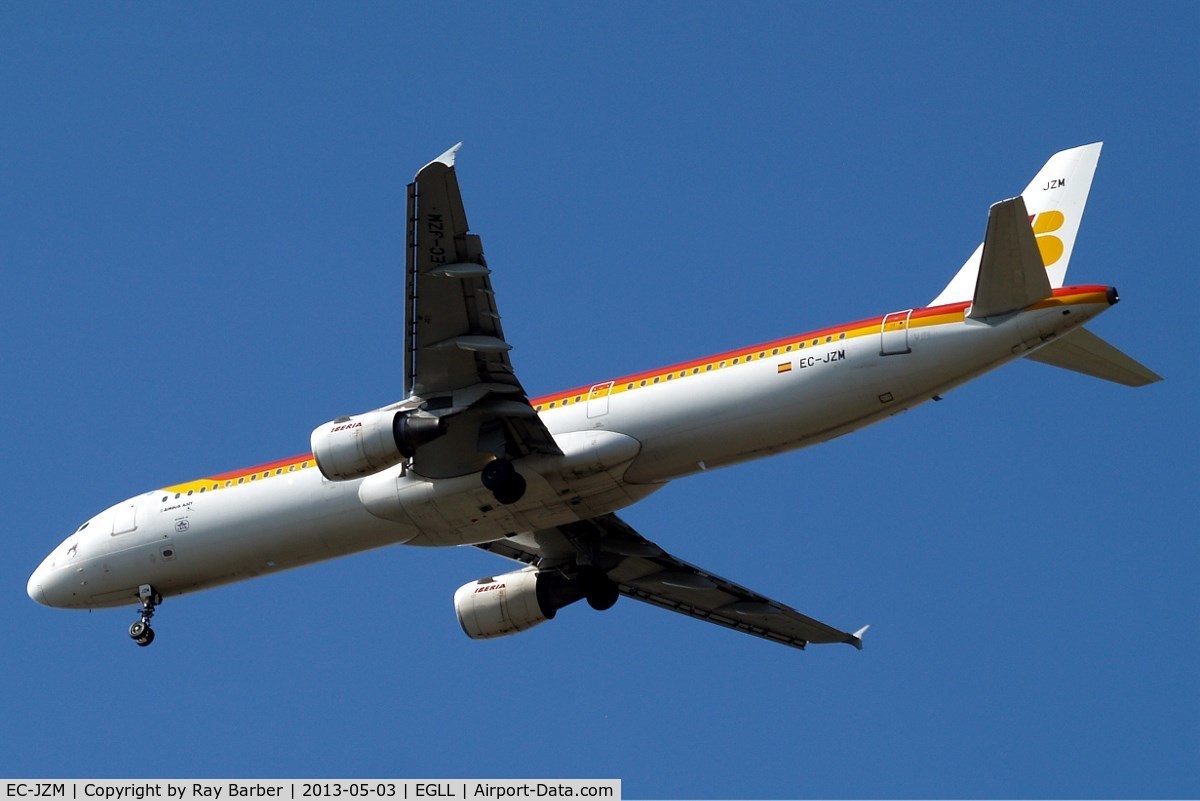 EC-JZM, 2007 Airbus A321-212 C/N 2996, Airbus A321-211 [2996] (Iberia) Home~G 03/05/2013