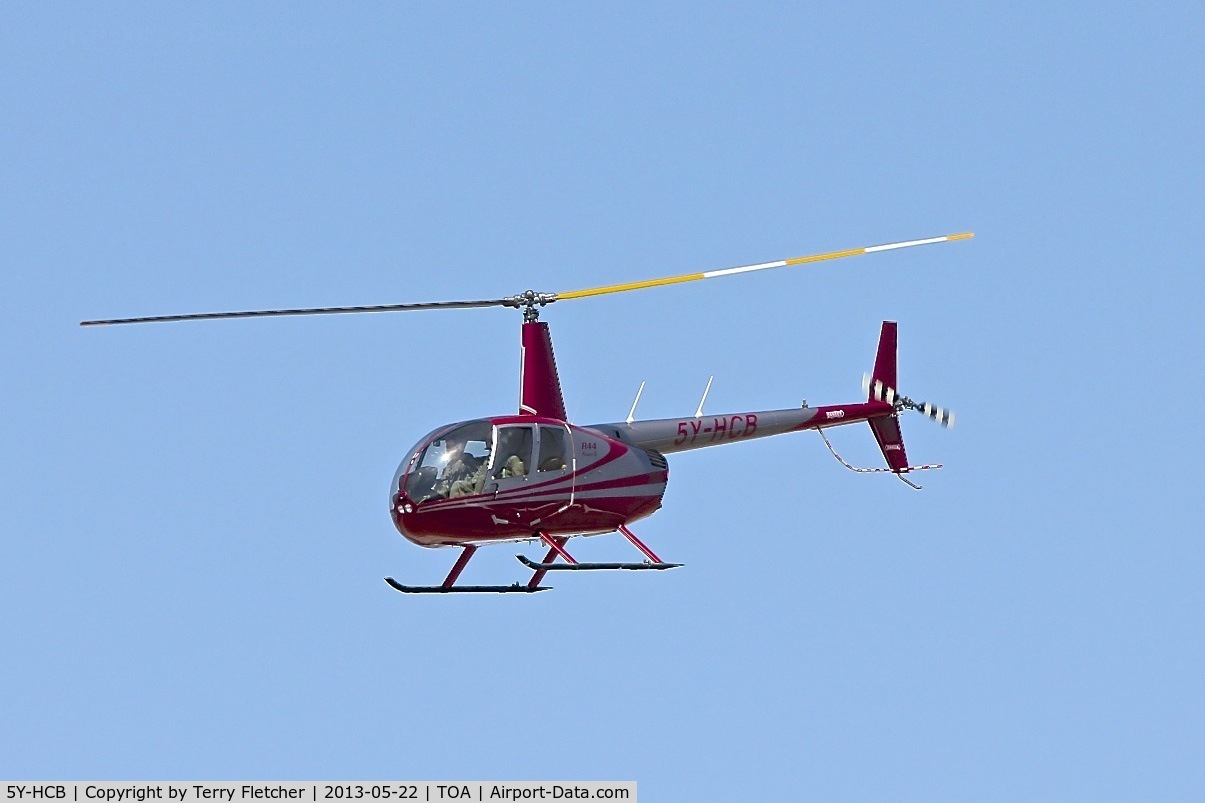 5Y-HCB, Robinson R44 Raven II C/N Not found 5Y-HCB, Kenyan registered Robinson R44 Raven II at Torrance Municipal CA