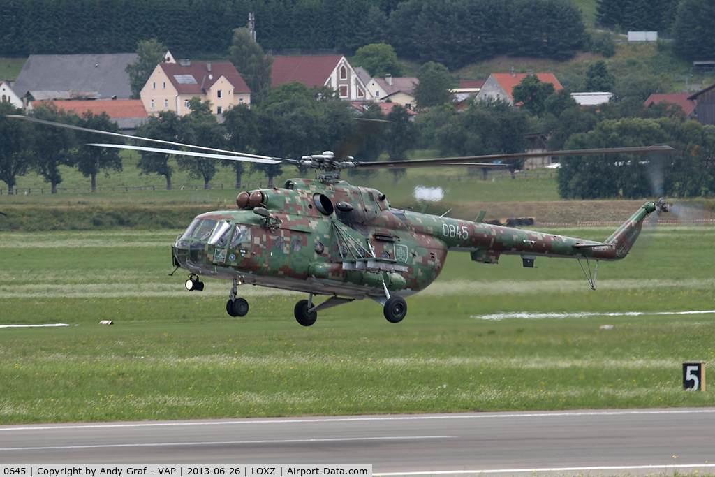 0645, Mil Mi-26 C/N 2345678765, Slovak AF MIL-26