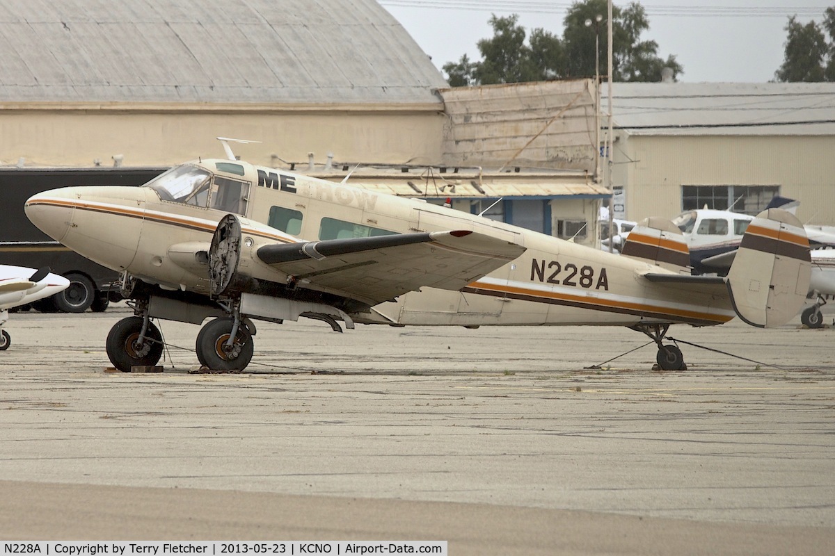 N228A, 1962 Beech H-18 C/N BA-629, 1962 Beech H-18, c/n: BA-629 at Chino