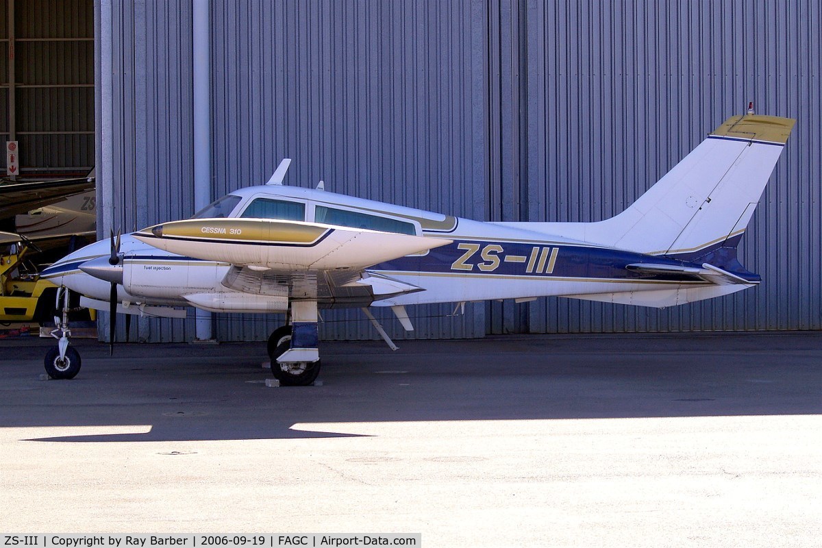 ZS-III, 1971 Cessna 310Q C/N 310Q0255, Cessna 310Q [310Q-0255] Grand Central~ZS 19/09/2006
