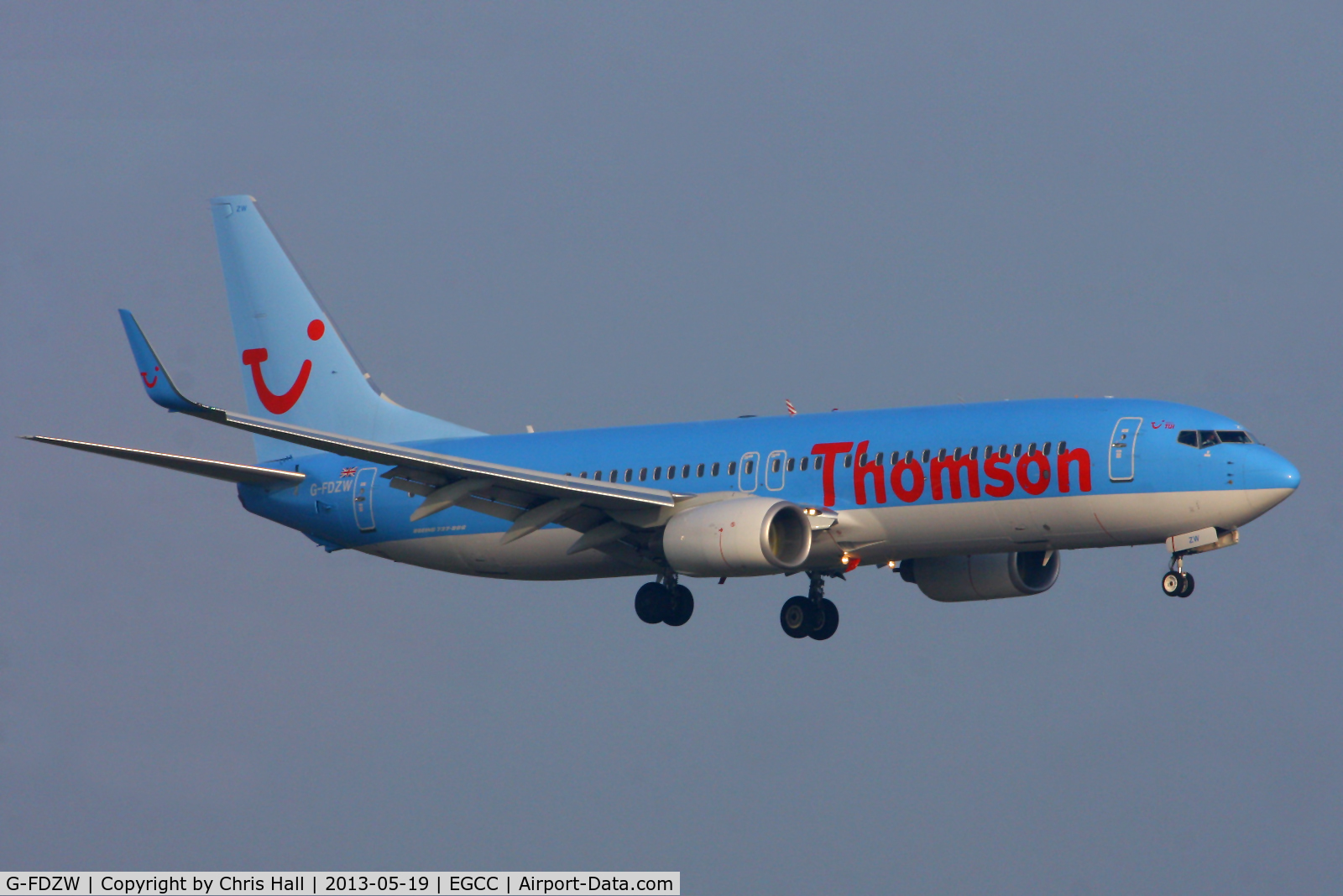 G-FDZW, 2011 Boeing 737-8K5 C/N 37254, Thomson