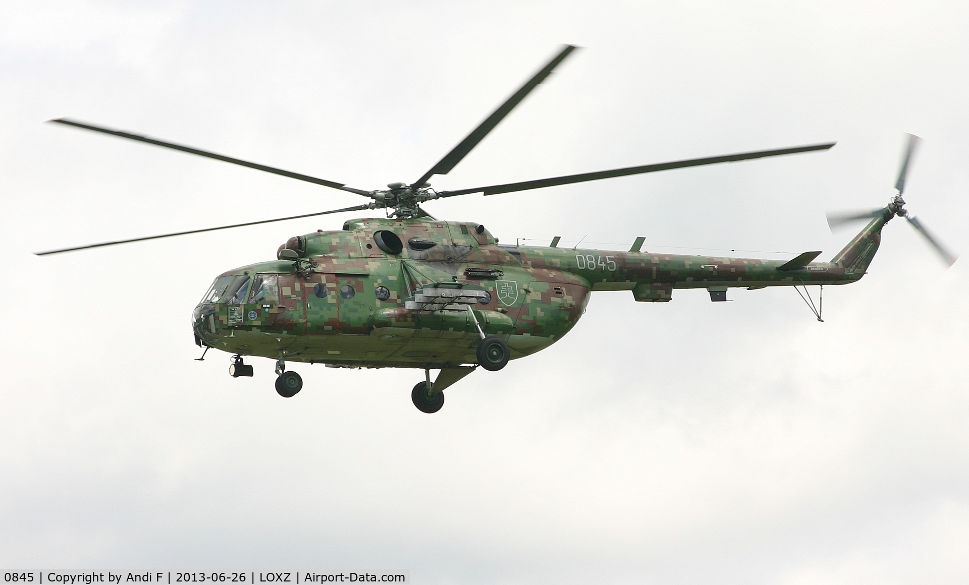 0845, Mil Mi-17 Hip C/N 108M45, Slovakia - Air Force Mil Mi-17