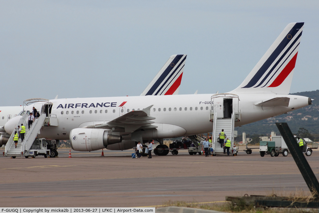 F-GUGQ, 2006 Airbus A318-111 C/N 2972, Parked