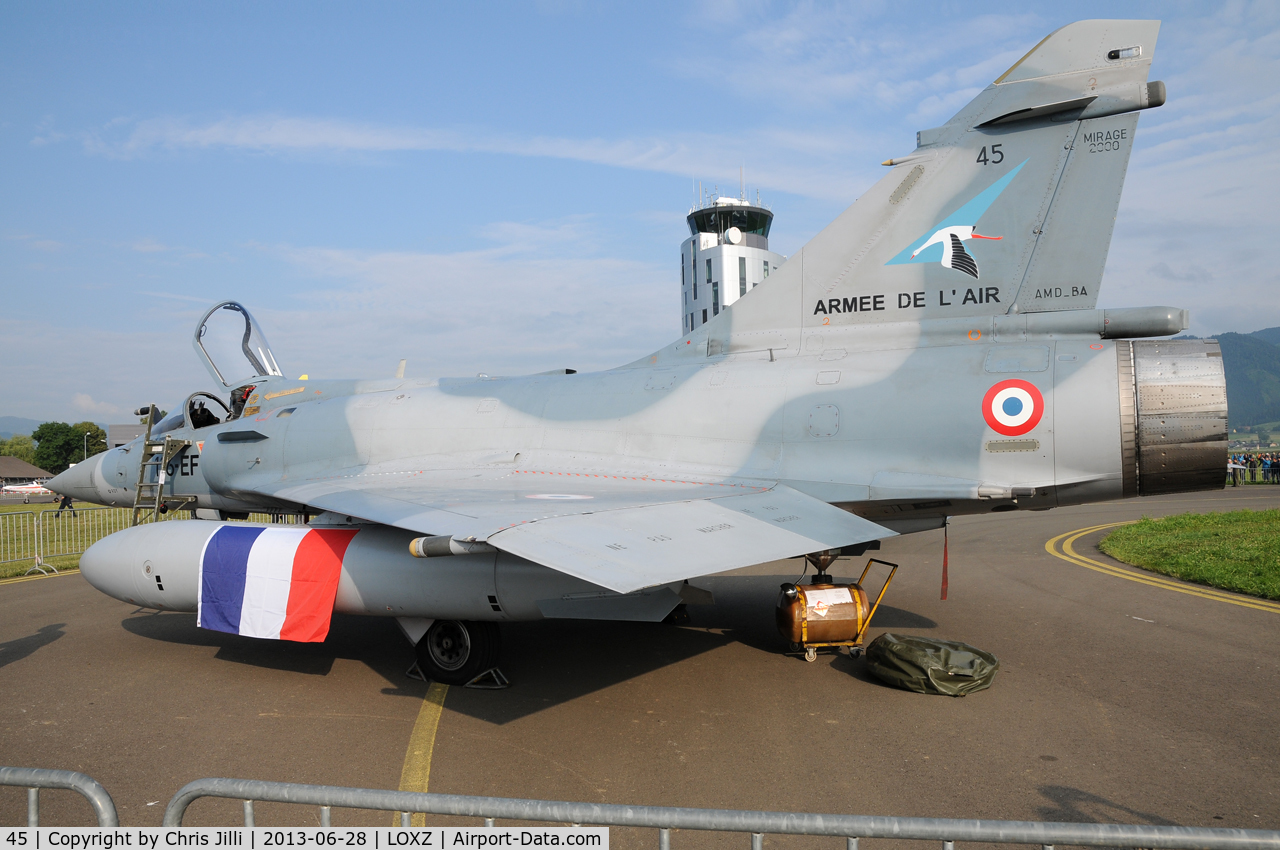 45, Dassault Mirage 2000-5F C/N 211, Armee de l'Air - France - Air Force