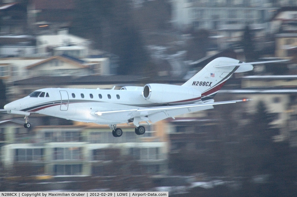 N288CX, 2003 Cessna 750 Citation X Citation X C/N 750-0219, crashed 25 hours later at Egelsbach,Germany
