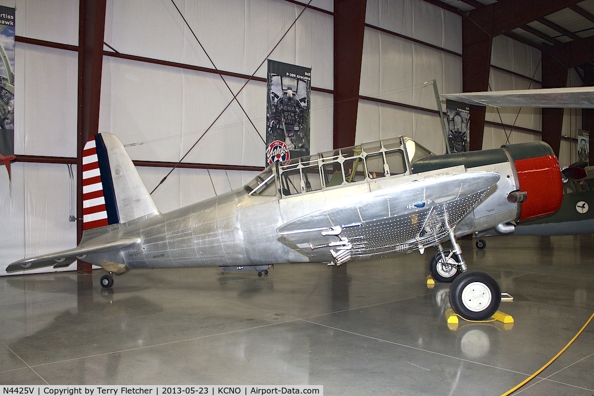 N4425V, Consolidated Vultee BT-13B (SNV-2) C/N 79-326, At Yanks Air Museum , Chino , California