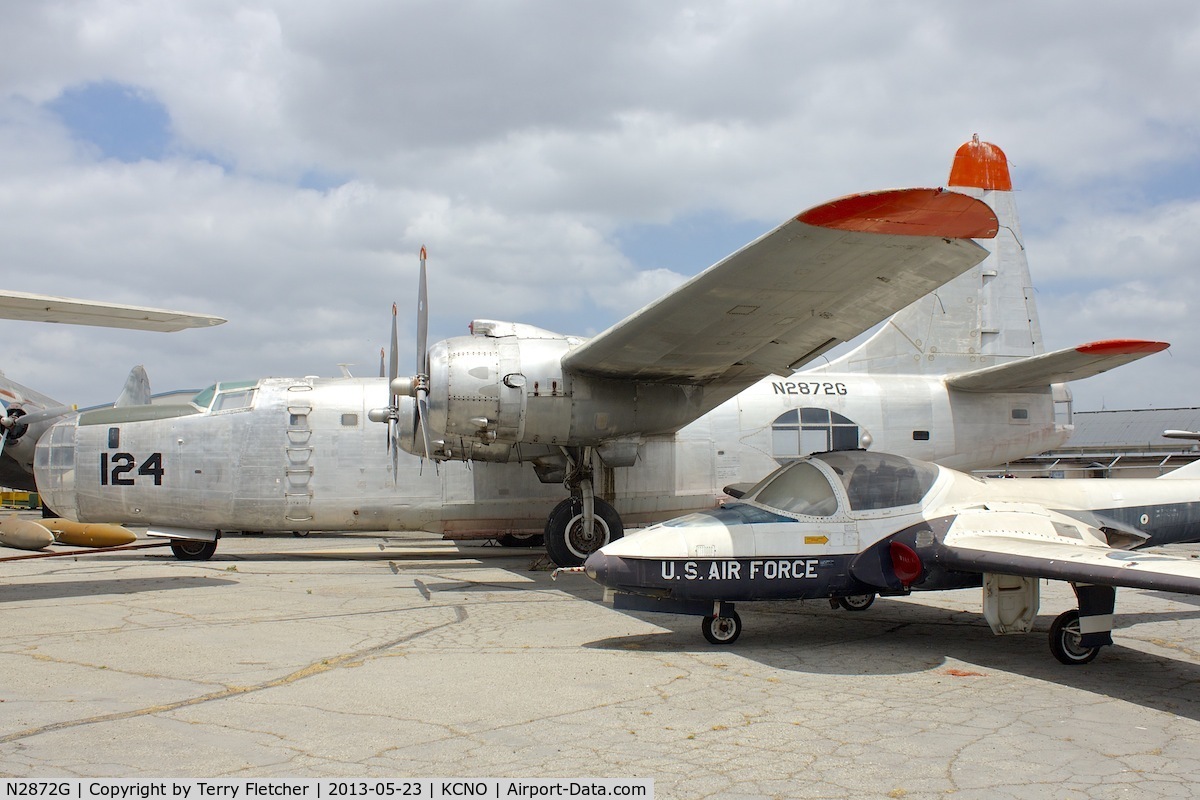 N2872G, Consolidated Vultee P4Y-2 Privateer C/N 66300, At Yanks Air Museum , Chino , California
