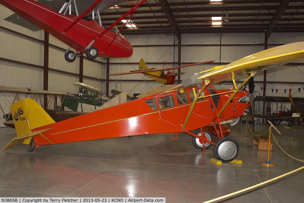 N3865B, 1928 Curtiss-Wright Robin C/N 469, At Yanks Air Museum , Chino , California