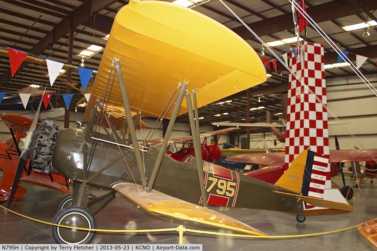 N795H, 1931 Stearman 6L Cloudboy C/N 6004, At Yanks Air Museum , Chino , California