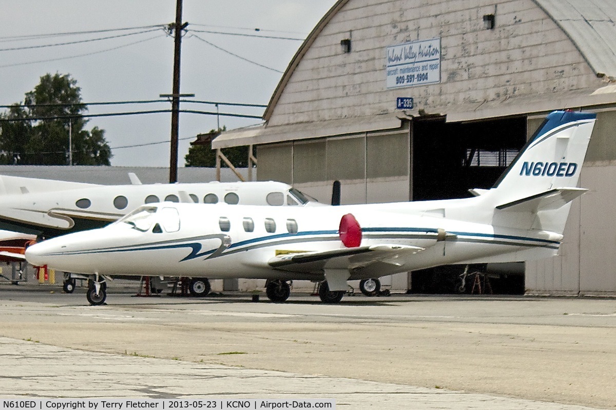 N610ED, 1975 Cessna 500 Citation C/N 500-0241, At Chino