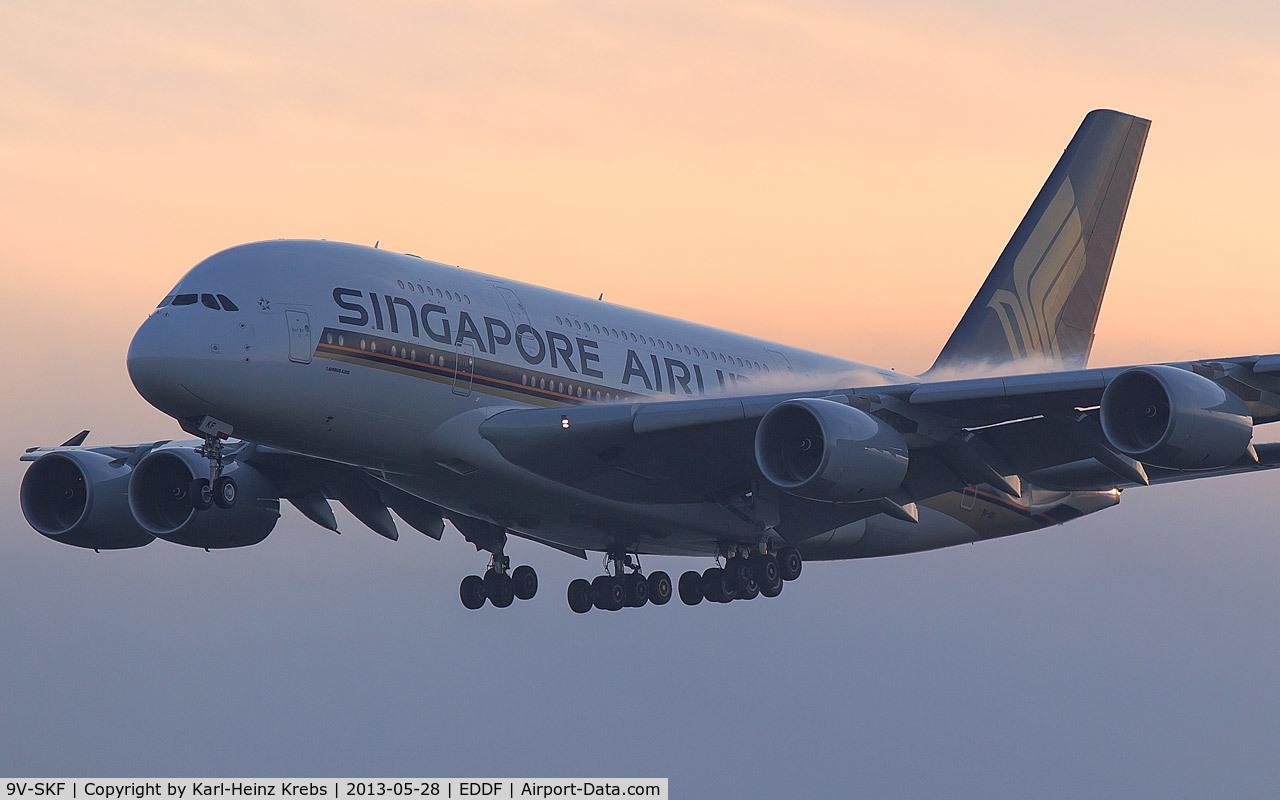 9V-SKF, 2008 Airbus A380-841 C/N 012, Singapore Airlines