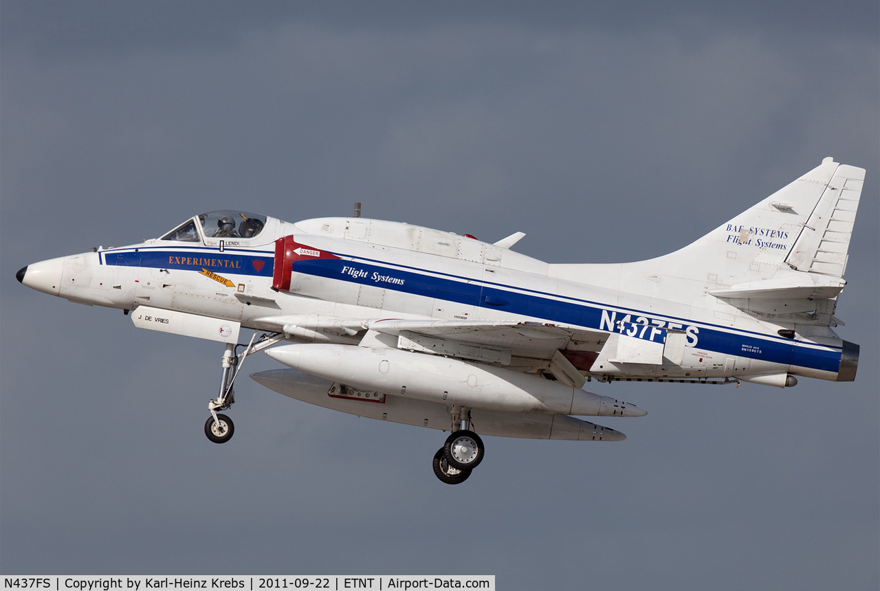 N437FS, 1972 Douglas A-4N Skyhawk C/N 14384, BAE SYTEMS FLIGHT SYSTEMS
