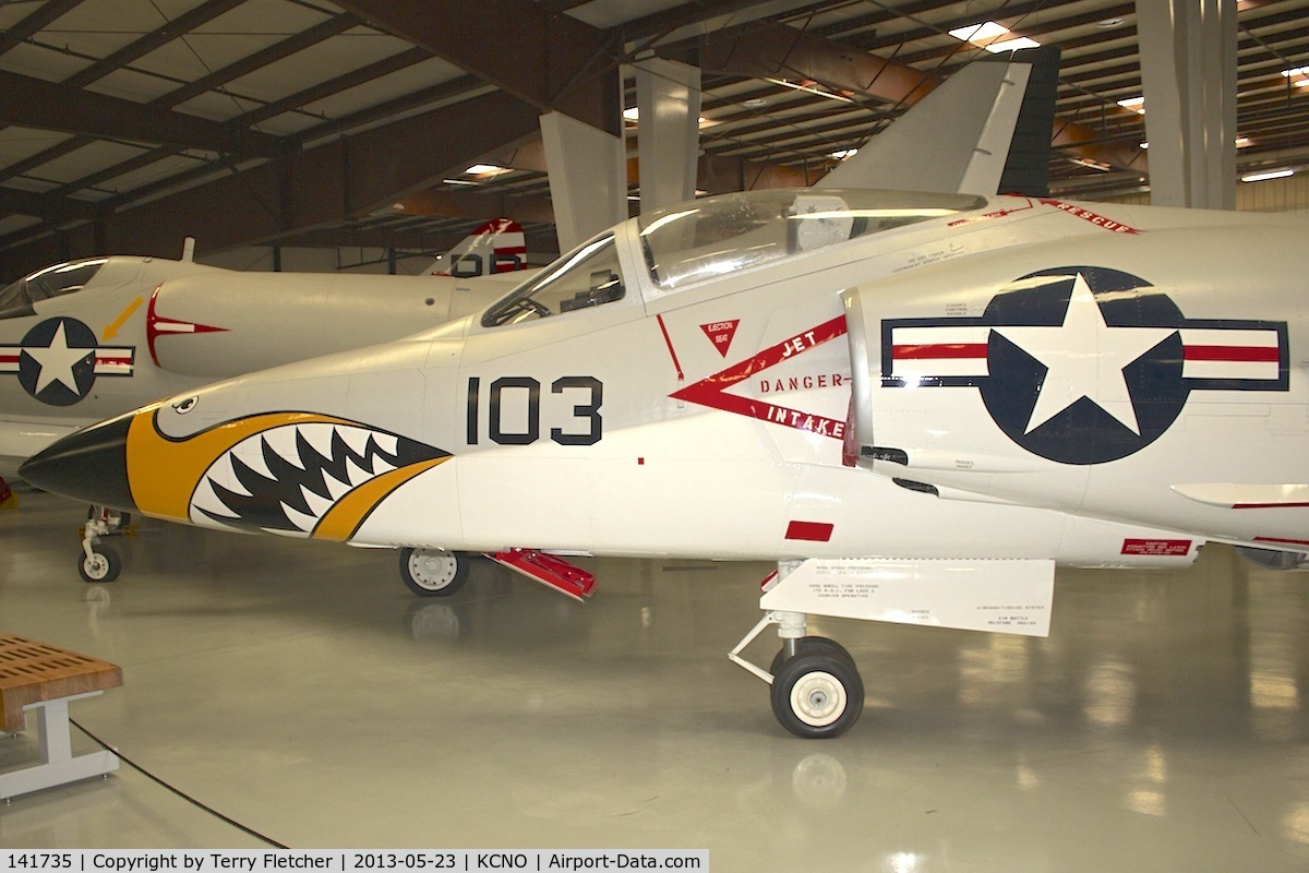 141735, Grumman F11F-1 Tiger C/N 52, At Yanks Air Museum , Chino