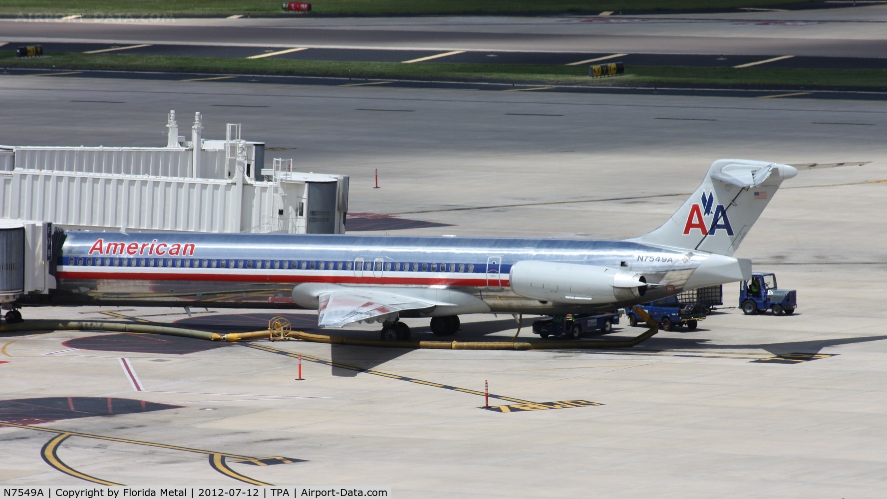 N7549A, 1991 McDonnell Douglas MD-82 (DC-9-82) C/N 53031, American MD-82