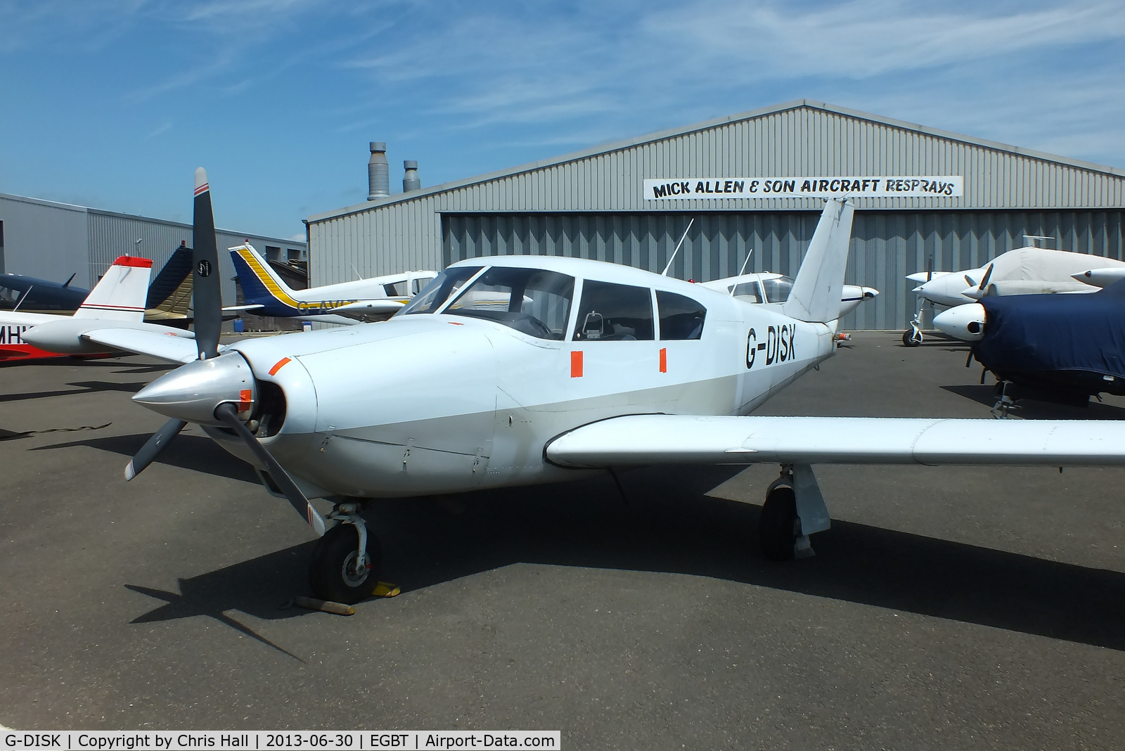 G-DISK, 1959 Piper PA-24-250 Comanche C/N 24-1197, Turweston resident
