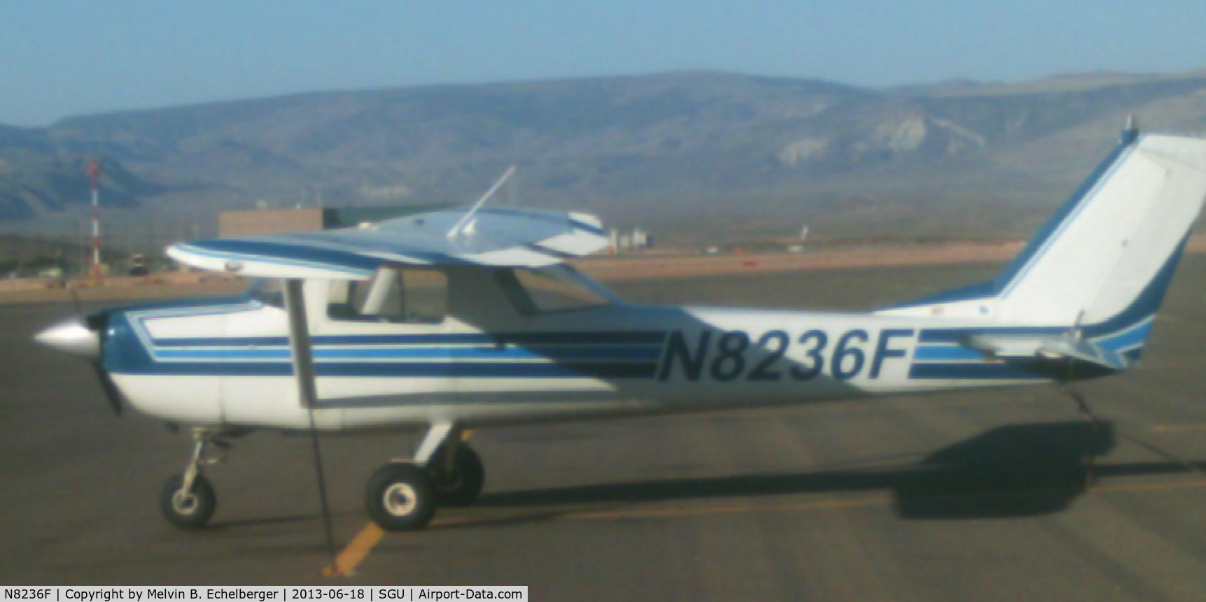 N8236F, 1966 Cessna 150F C/N 15064336, Dropped into the new St. George Utah last month