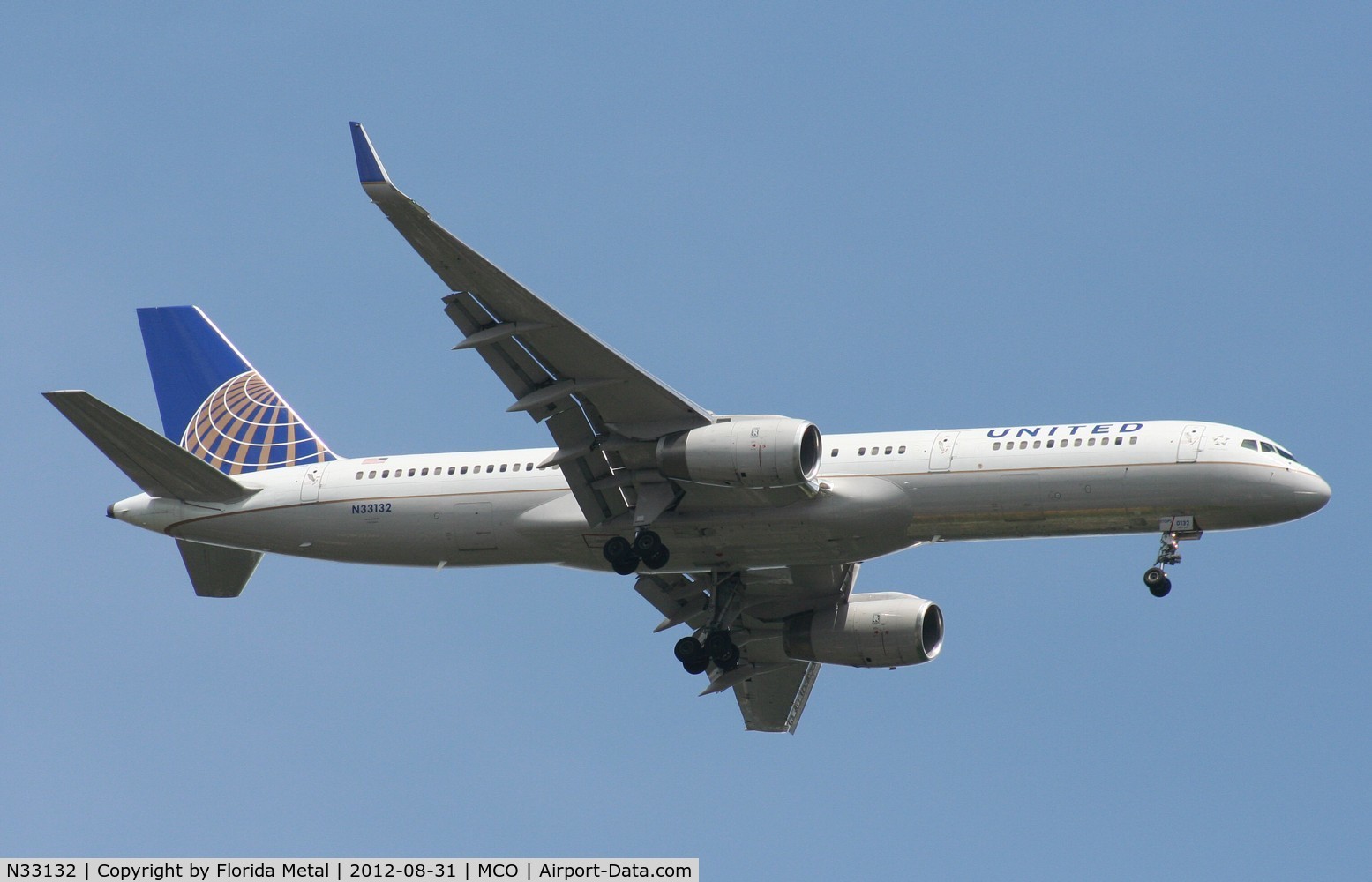 N33132, 1998 Boeing 757-224 C/N 29281, United 757-200