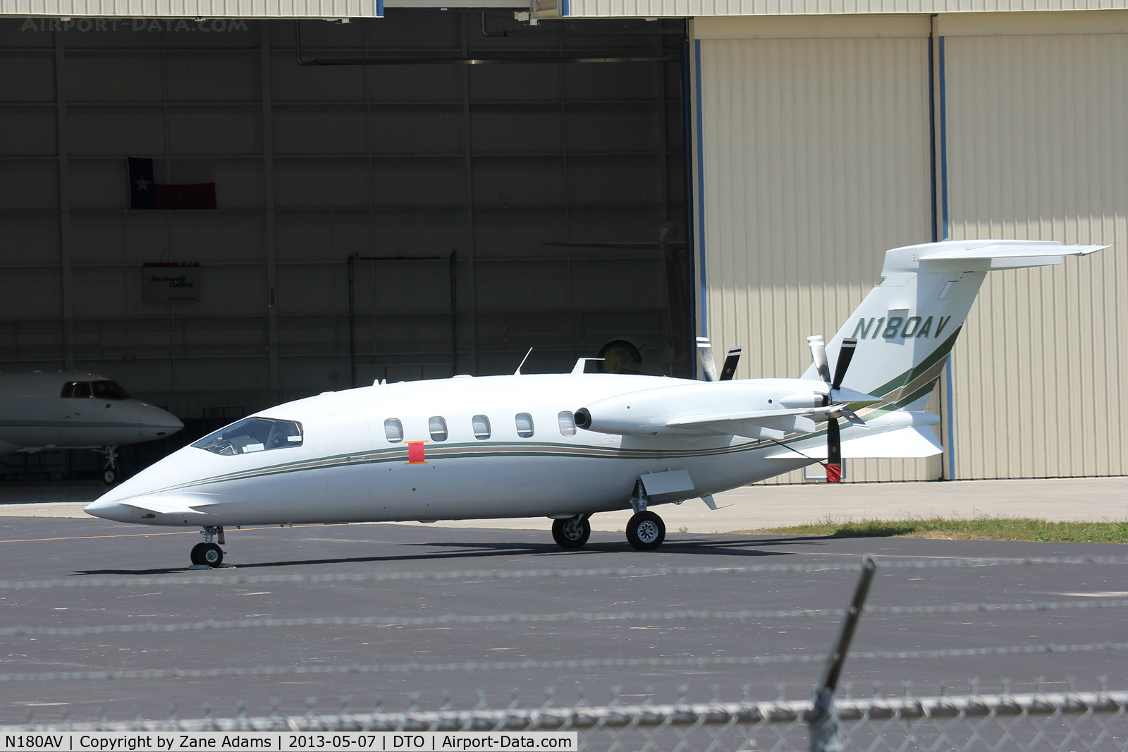 N180AV, 1996 Piaggio P-180 Avanti C/N 1018, At Denton Municipal Airport