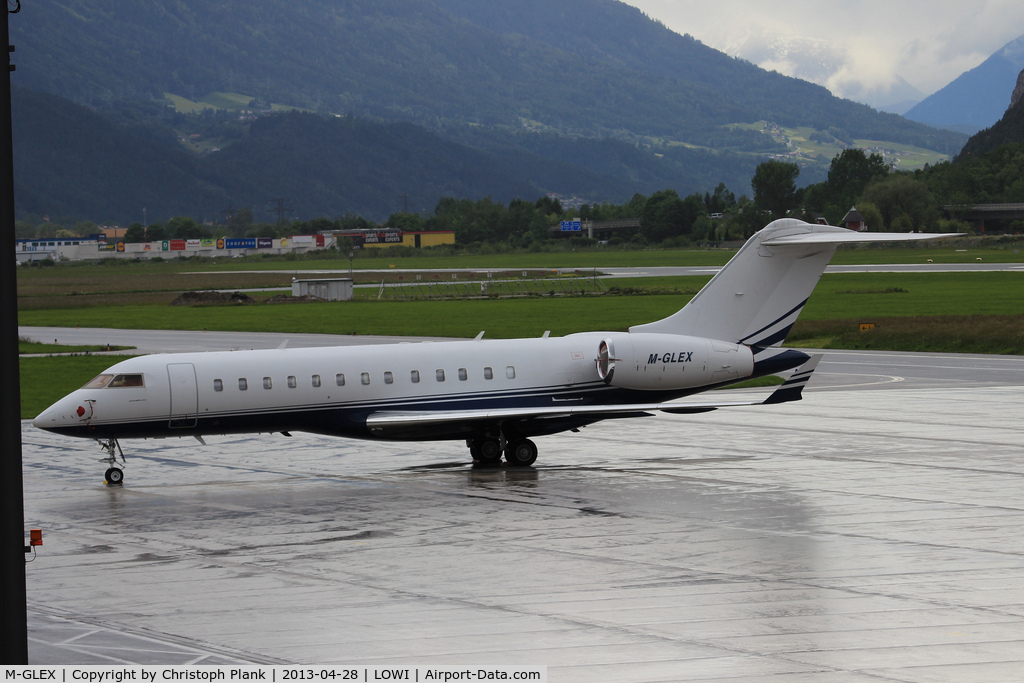 M-GLEX, Bombardier BD-700-1A10 Global Express C/N 9139, Nice Visitor at LOWI
