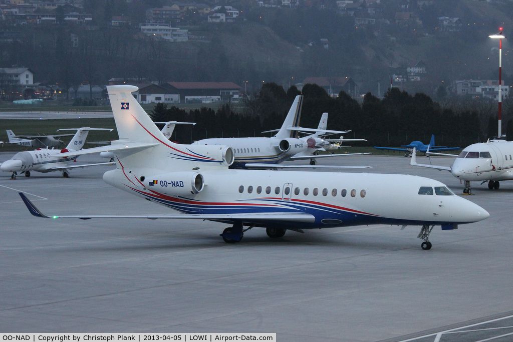 OO-NAD, 2008 Dassault Falcon 7X C/N 41, really nice Visitor