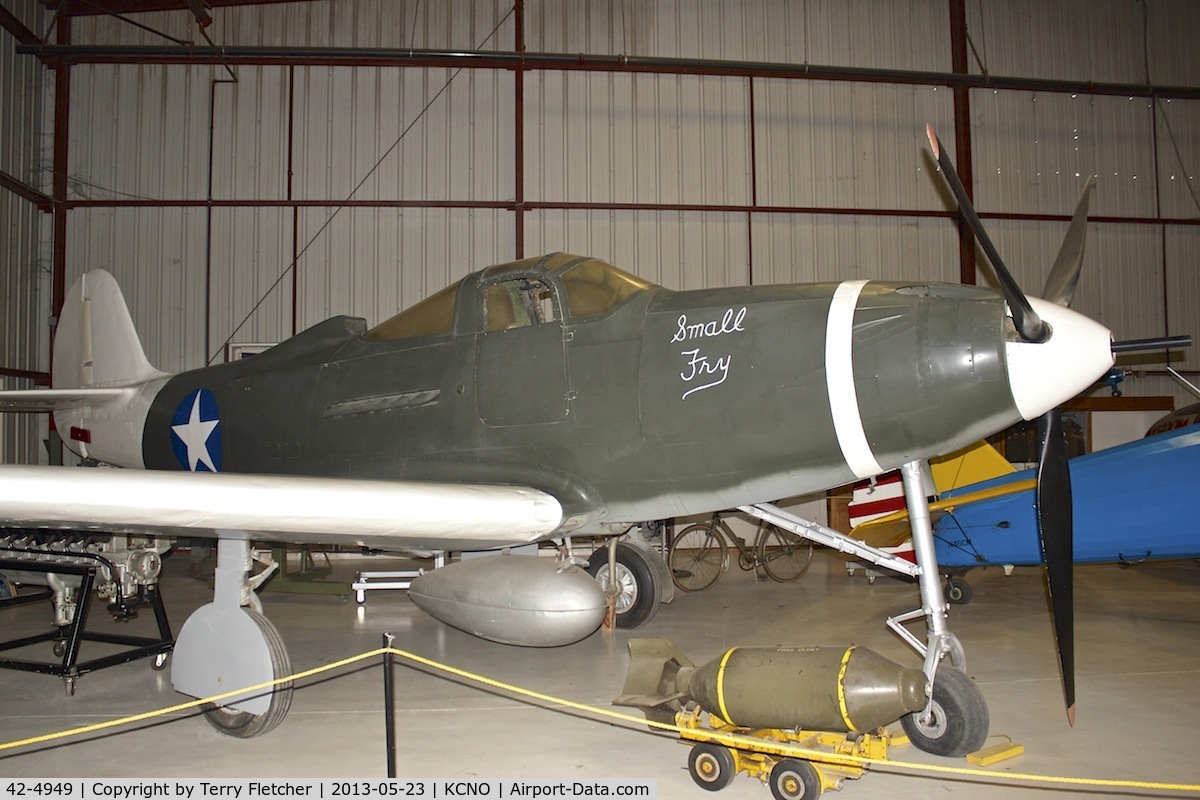 42-4949, Bell P-39N Airacobra C/N Not found 42-4949, Exhibited at Planes of Fame Museum , Chino , California