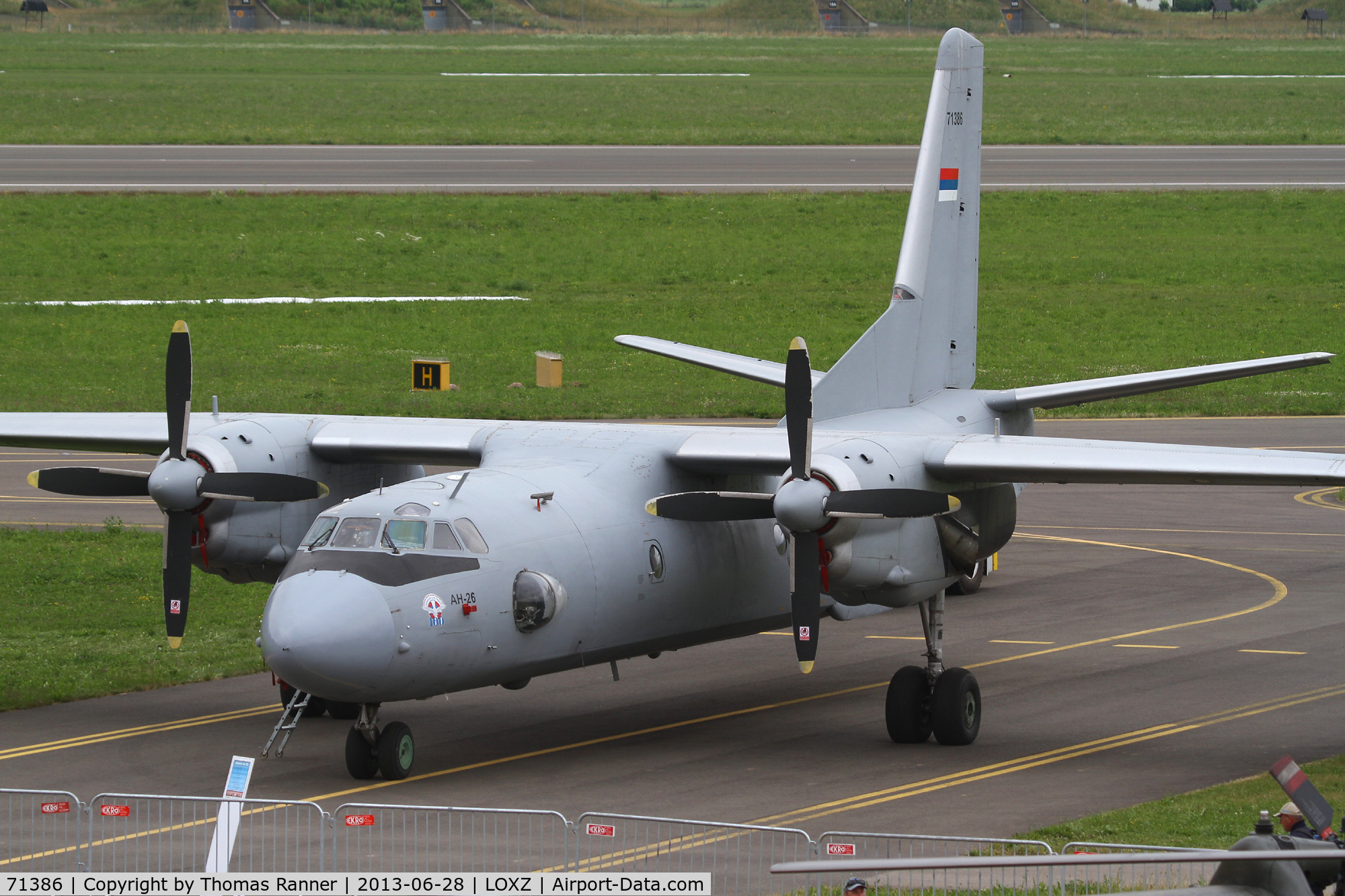 71386, 1984 Antonov An-26 C/N 139 04, Serbian Air Force An-26